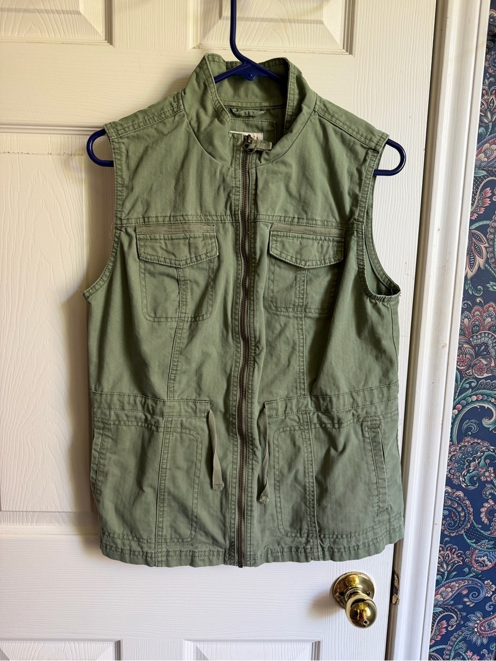 Merona Olive Green Utility Vest
